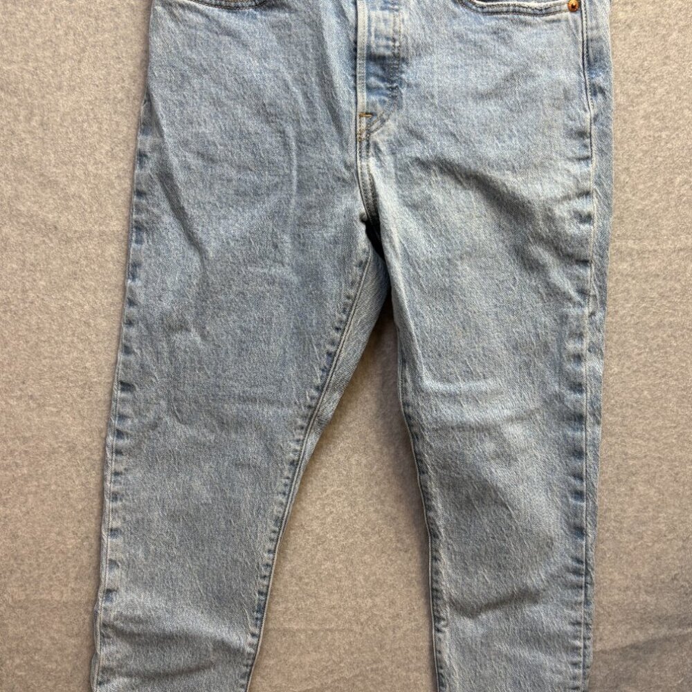 Levi Strauss Jeans Button Fly Light Wash 15 inch waist 501